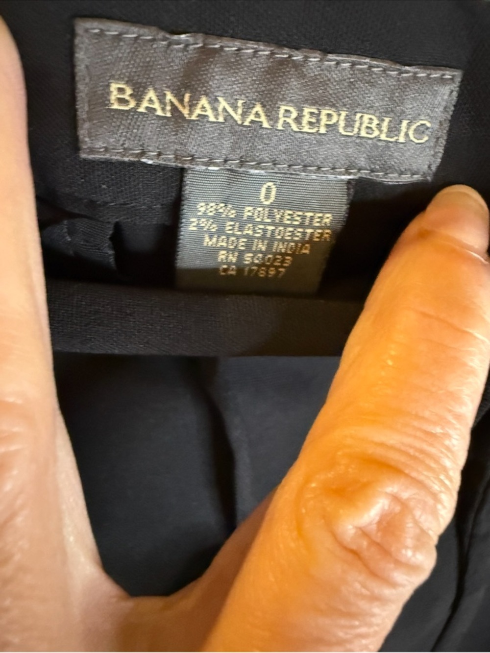 Banana Republic Black Wide-Leg Drawstring Pants - Picture 6 of 7